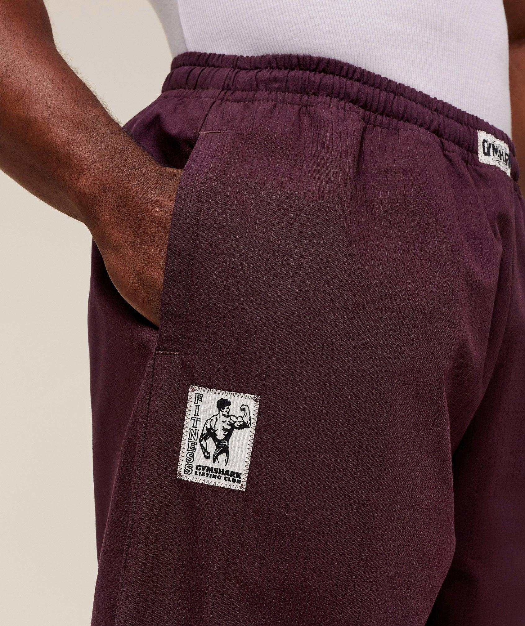 Gymshark Straight Leg Pumper Pants - Cherry Purple Male Product Image