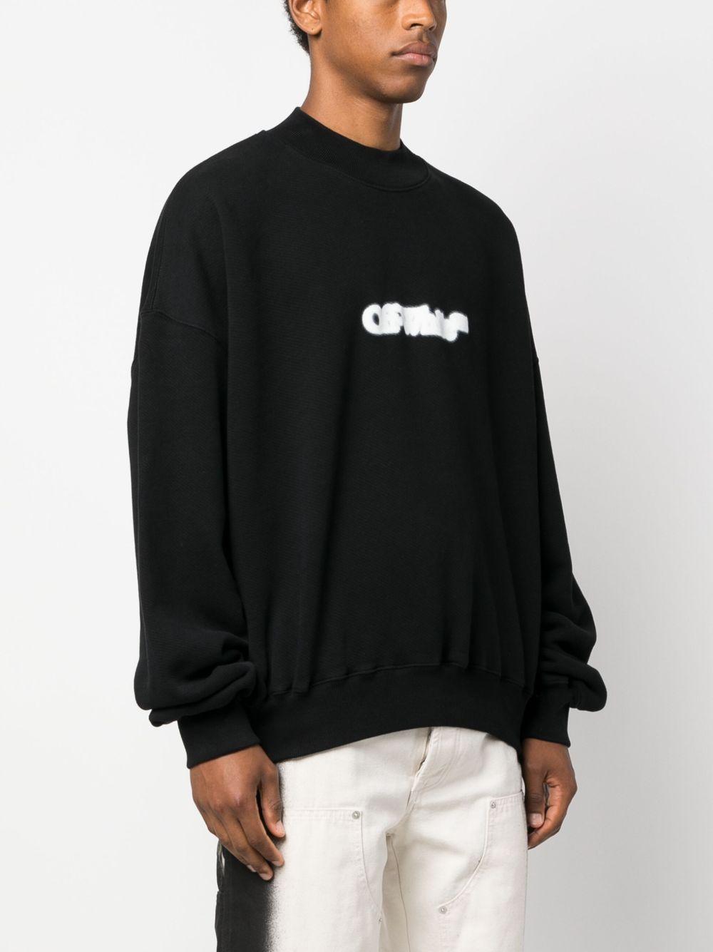 logo-print cotton sweatshirt Product Image