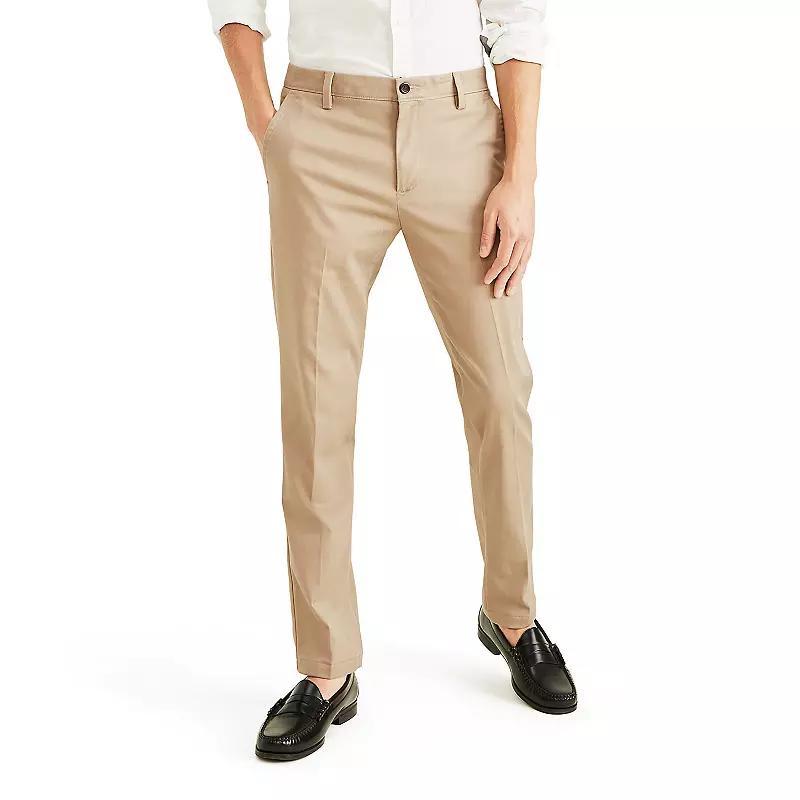 Men's Dockers® Easy Khaki Slim Stretch Flat-Front Pants, Size: 30 X 32, Cloud Product Image