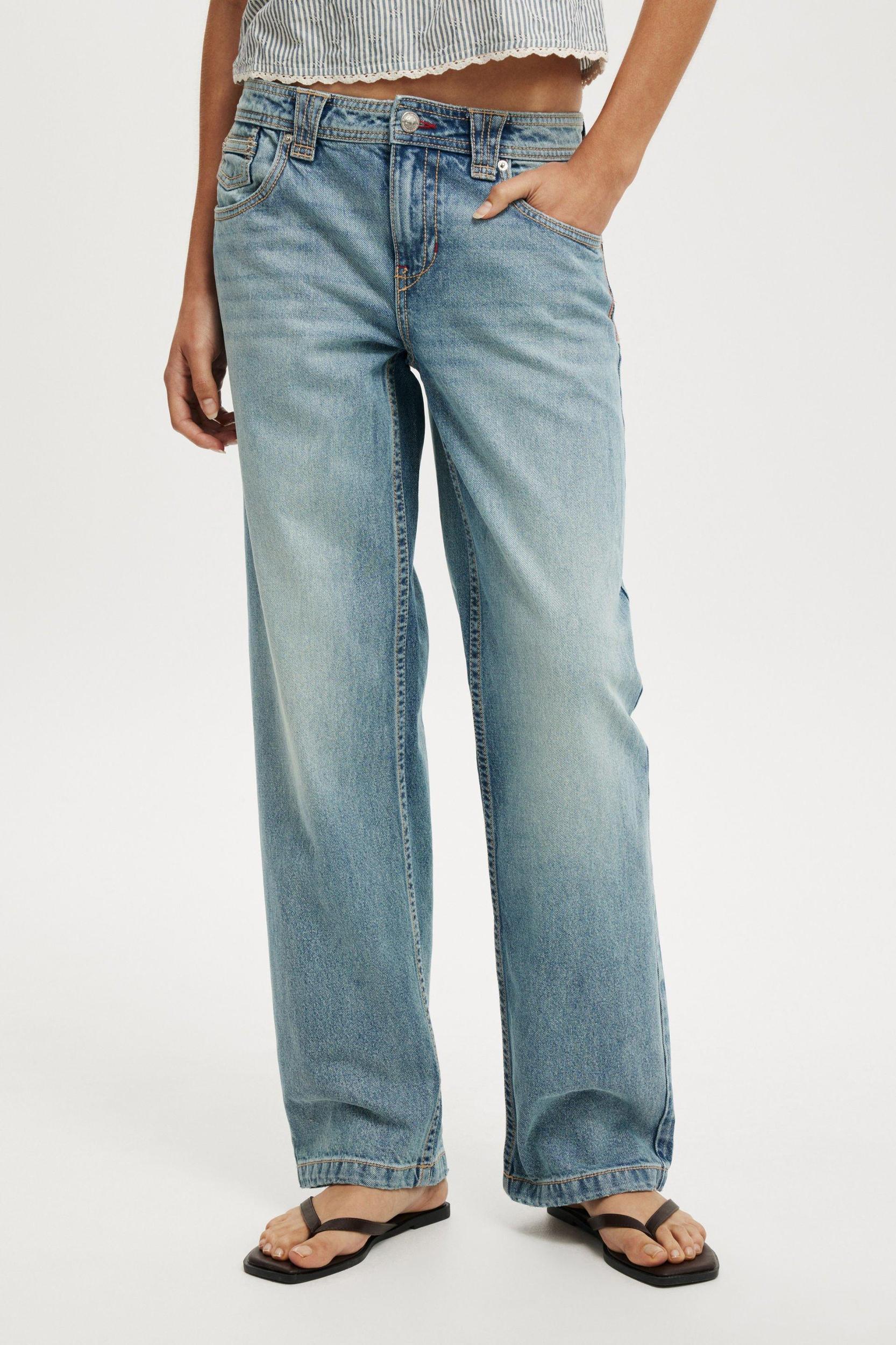 Low Rise Straight Jean Product Image