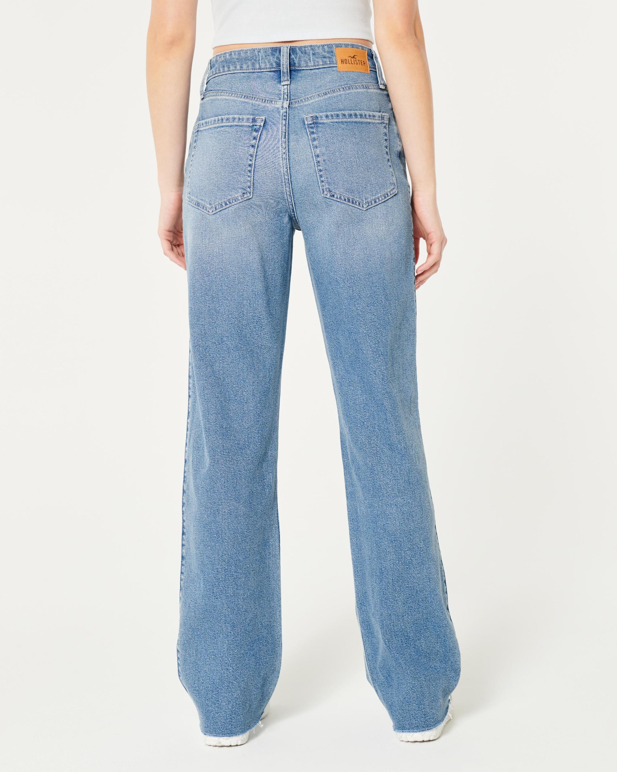 Ultra High-Rise Medium Wash Dad Jeans Product Image