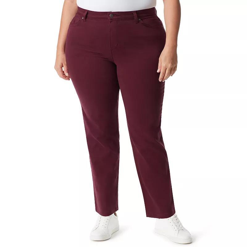 Plus Size Gloria Vanderbilt Amanda Classic Jeans, Womens Red Crush Product Image