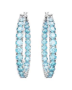 Swarovski Matrix Crystal Inside Out Hoop Earrings Product Image