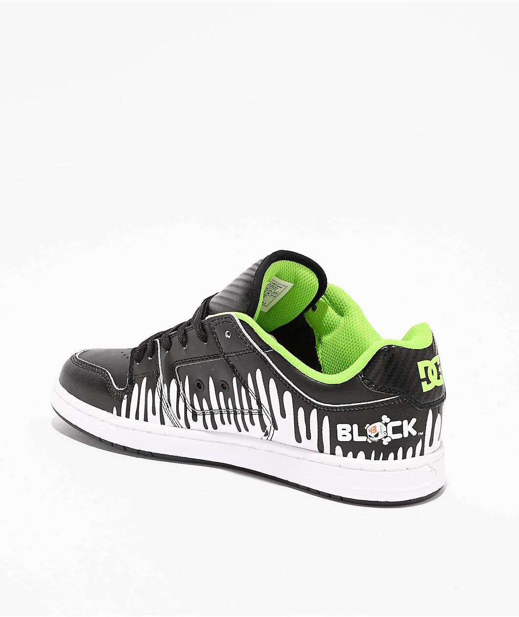 DC x 43i Manteca 4 Black & White Skate Shoe Product Image