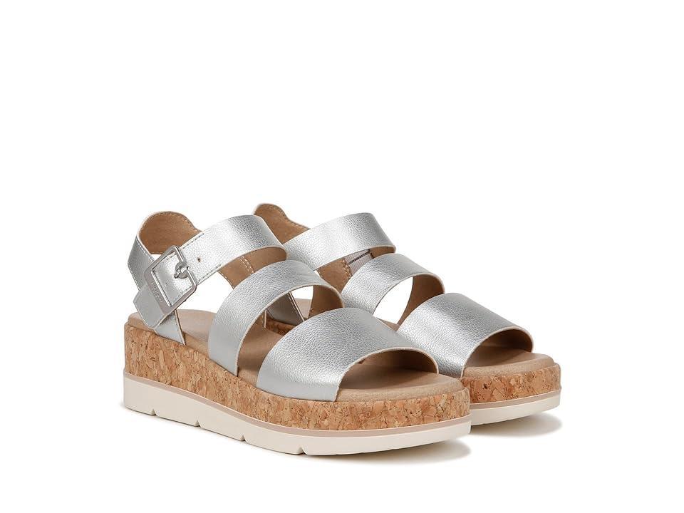Dr. Scholl's Once Twice Women's Platform Sandals, Size: 7, Tawny Brown Product Image
