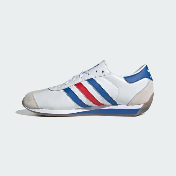 Mens adidas Country II Athletic Shoe Better Scarlet / Blue Product Image