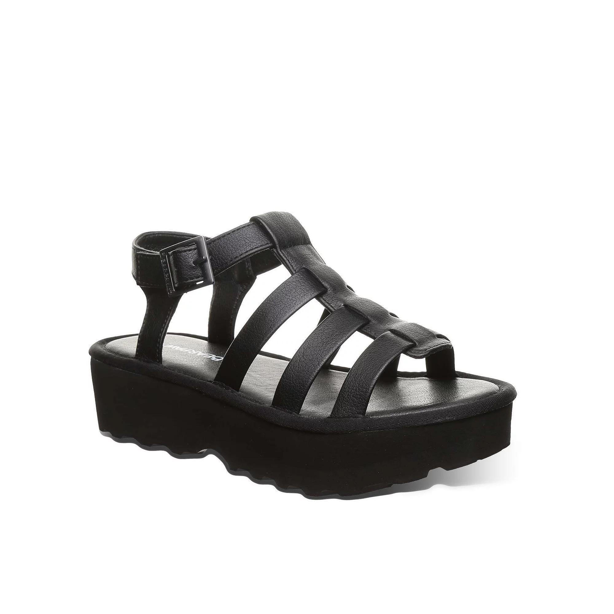 Bearpaw High Seas Women's Platform Buckle Sandals, Size: 8, Black Product Image