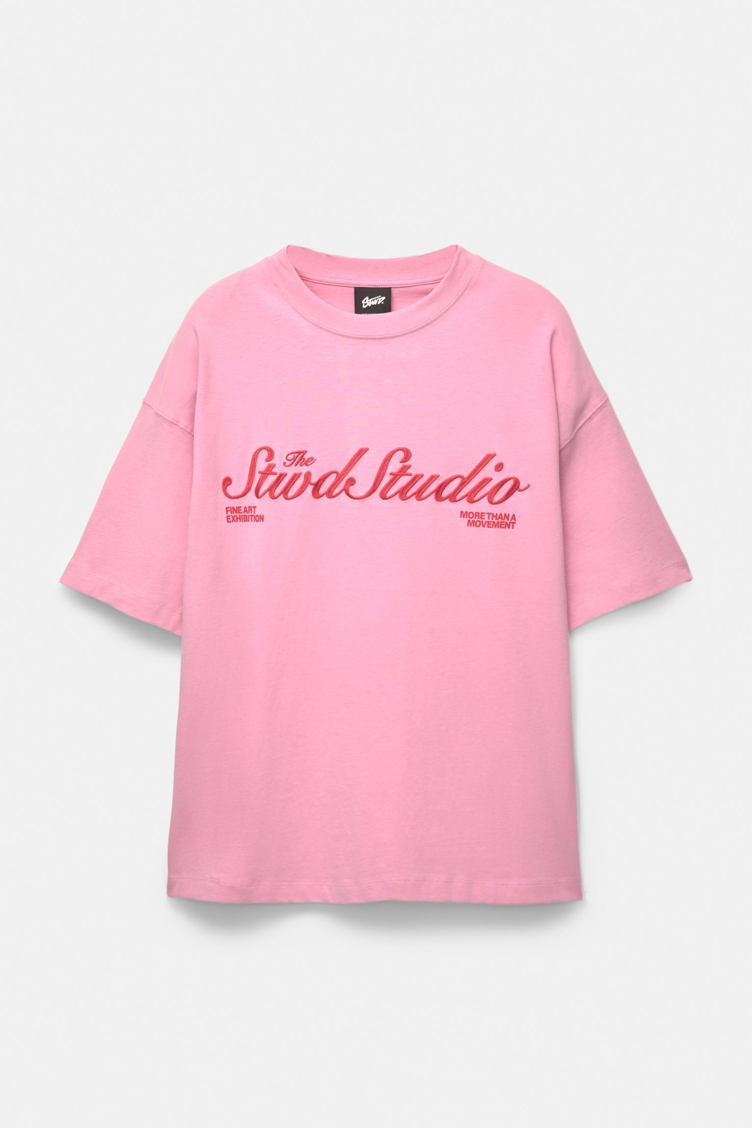 STWD Studio pink T-shirt Product Image