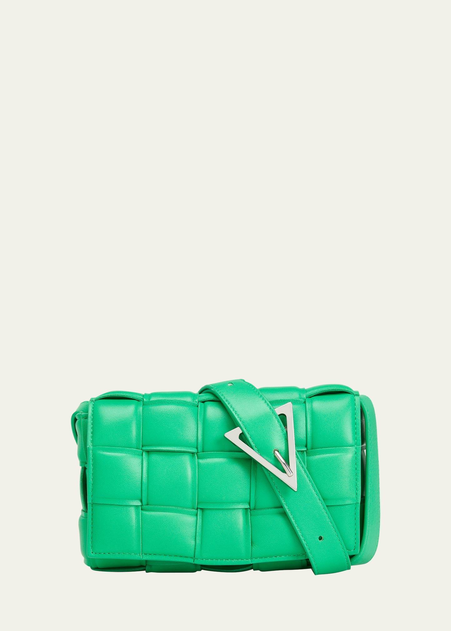 Womens The Cassette Padded Leather Crossbody Bag Product Image