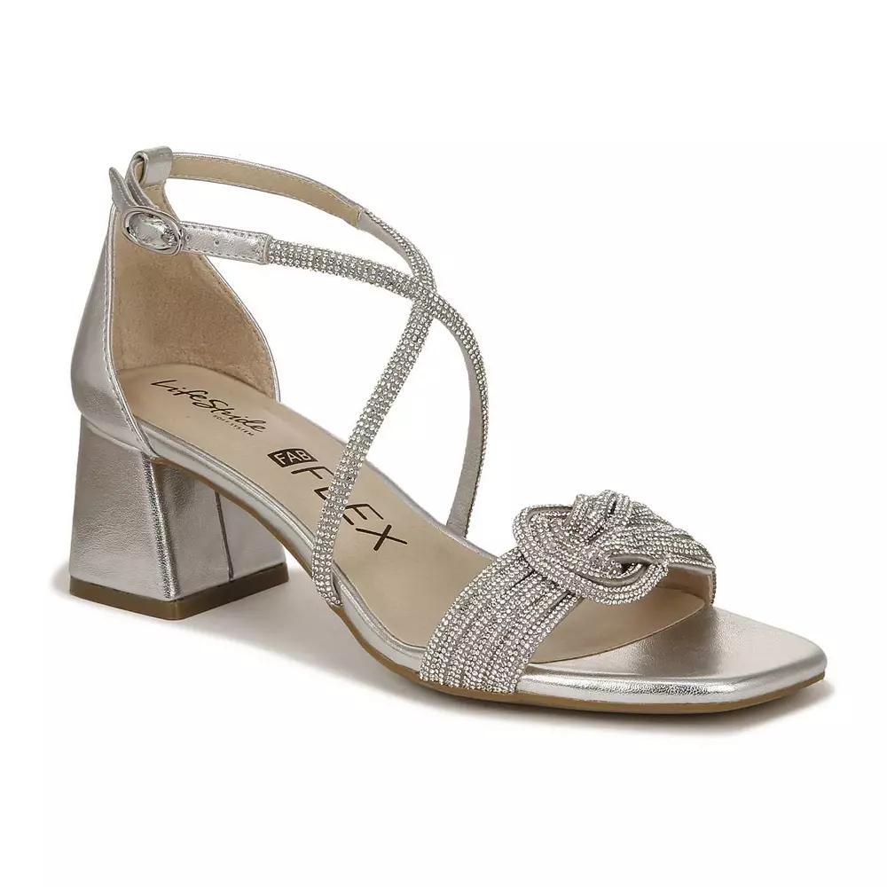 LifeStride Captivate Womens Flared Heels Tender Brown Product Image