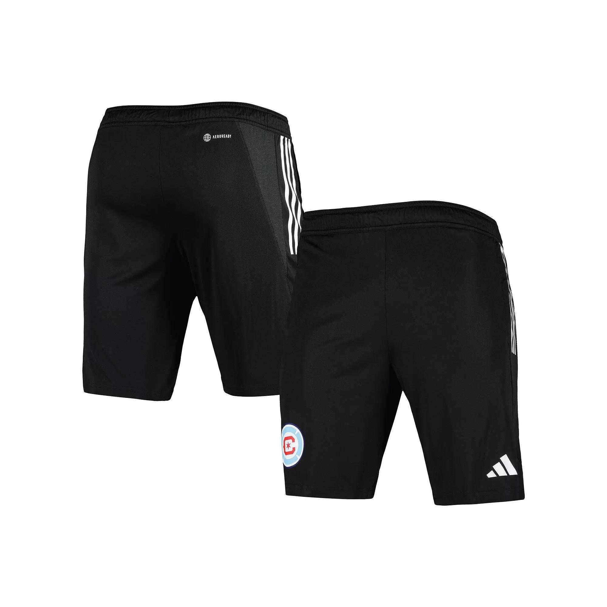 Mens adidas Black Chicago Fire 2023 On-Field AEROREADY Training Shorts Product Image