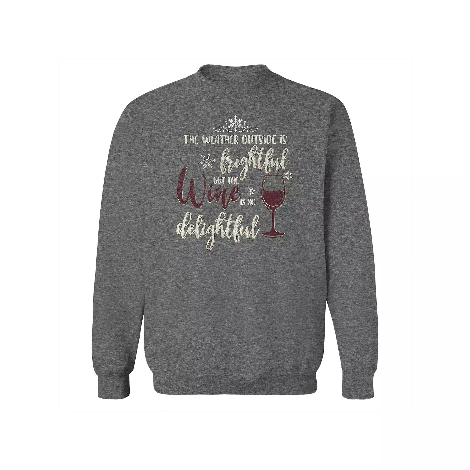 Men's The Weather Outside Fleece Sweatshirt, Women's, Size: Large, Grey Heather Product Image