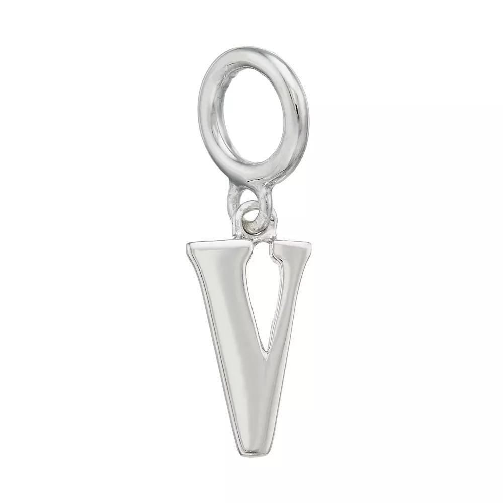 Lavish by TJM Sterling Silver Initial Letter Charm, Women's, Sterling Q Product Image