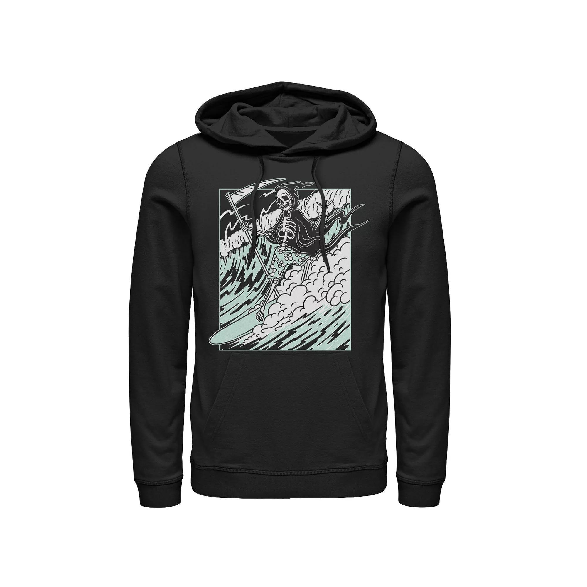 Men's Surfing Reaper Hoodie, Size: XL, Black Product Image