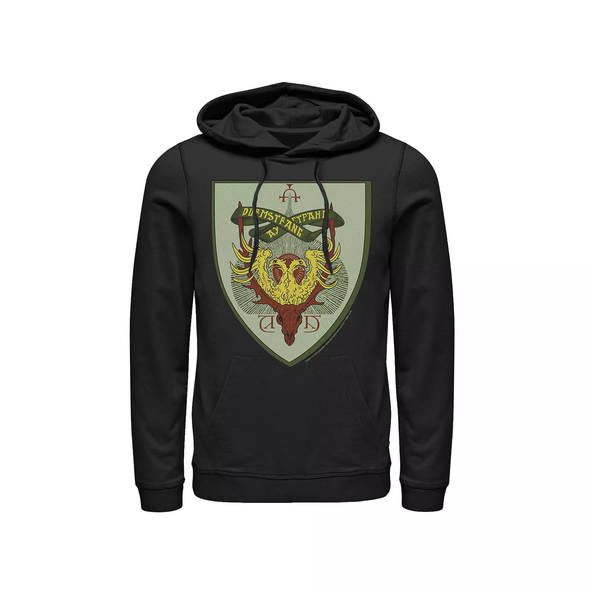 Men's Harry Potter Durmstrang Crest Graphic Pullover Hoodie, Size: Small, Black Product Image