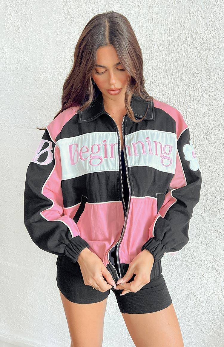Beginning Pink Bomber Jacket Product Image