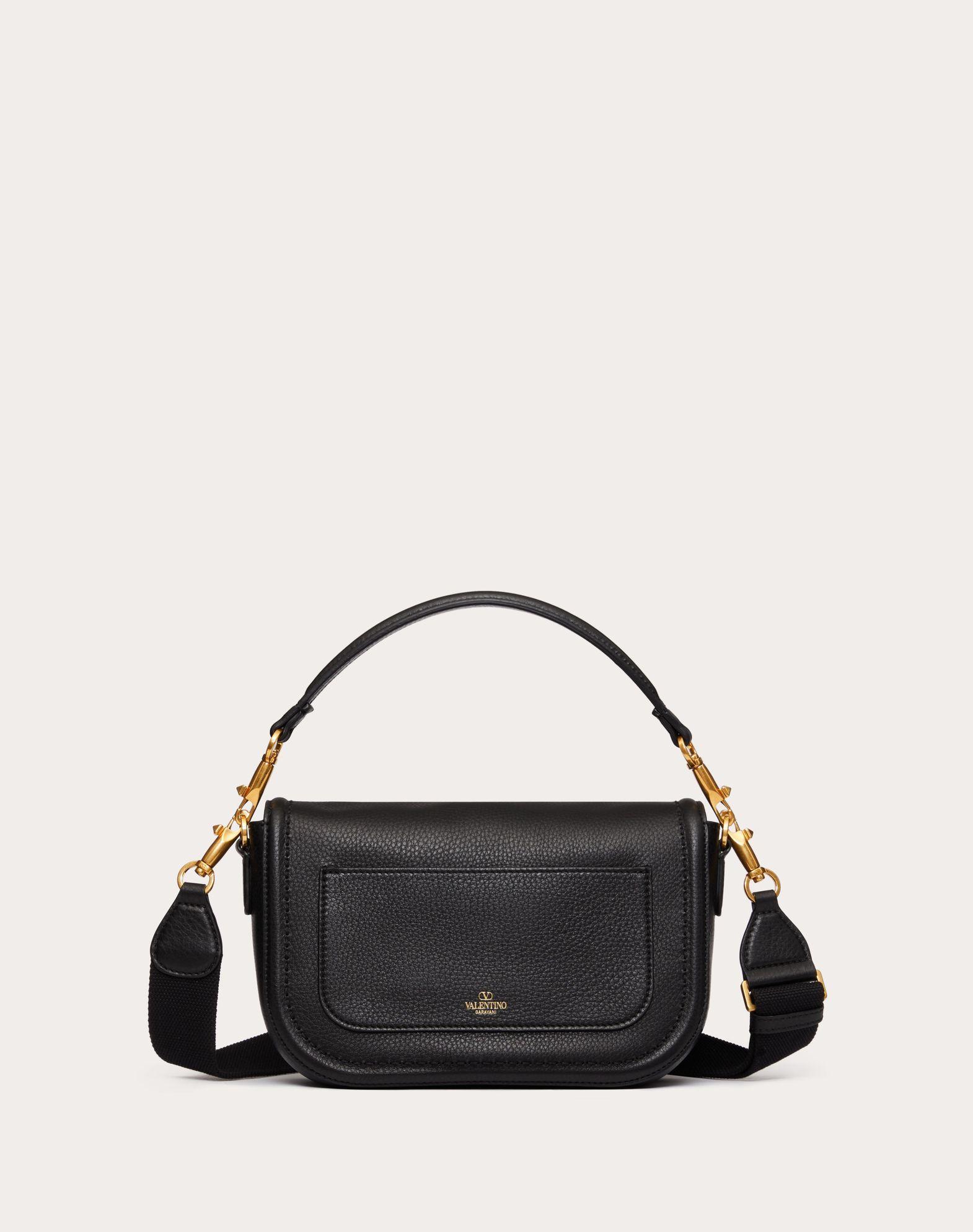 Valentino Garavani Alltime Grainy Calfskin Shoulder Bag Product Image