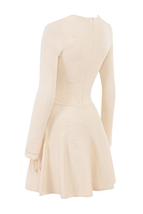 Caprice  cream dainty knit mini dress - sale Product Image