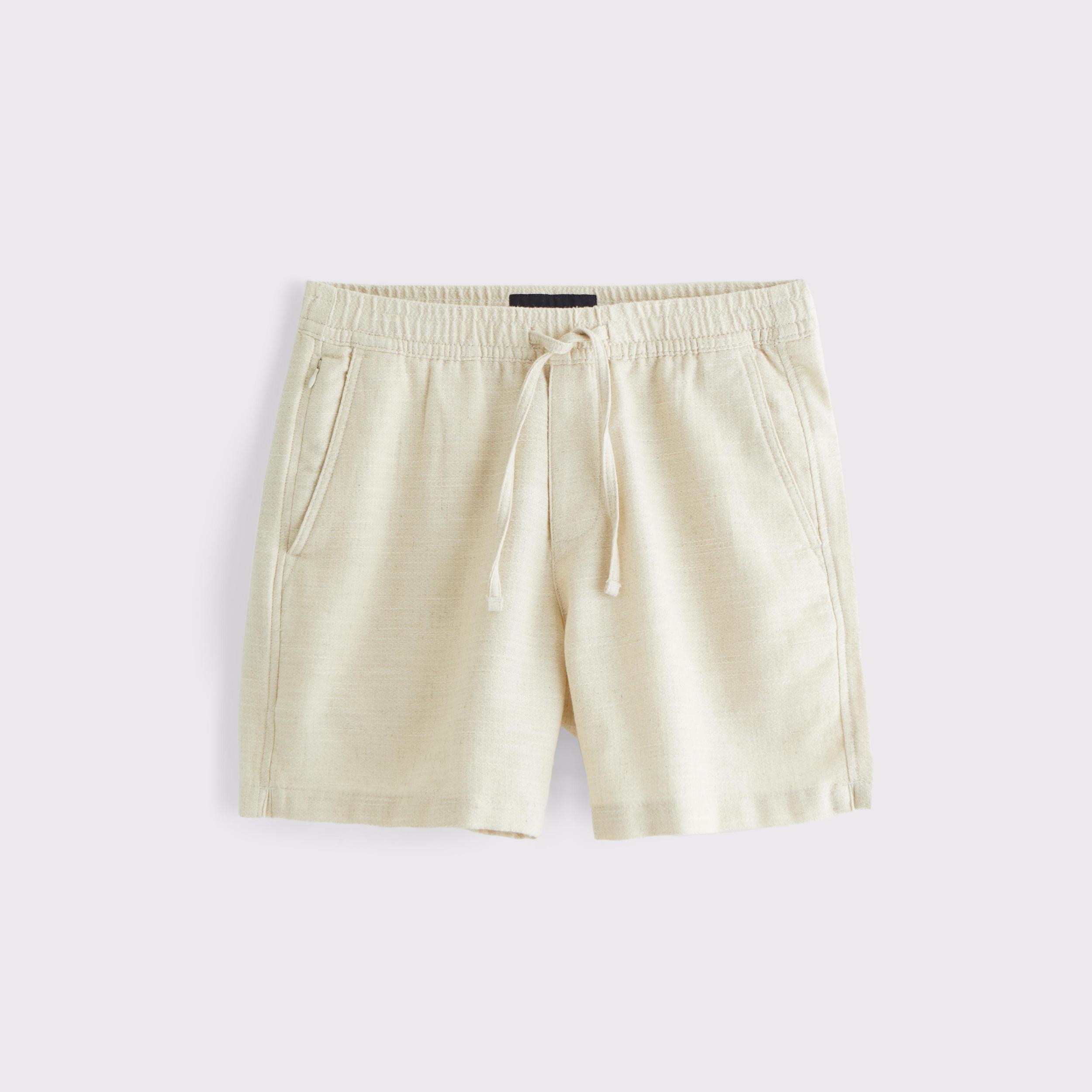Cotton Texture Pull-On Short Product Image