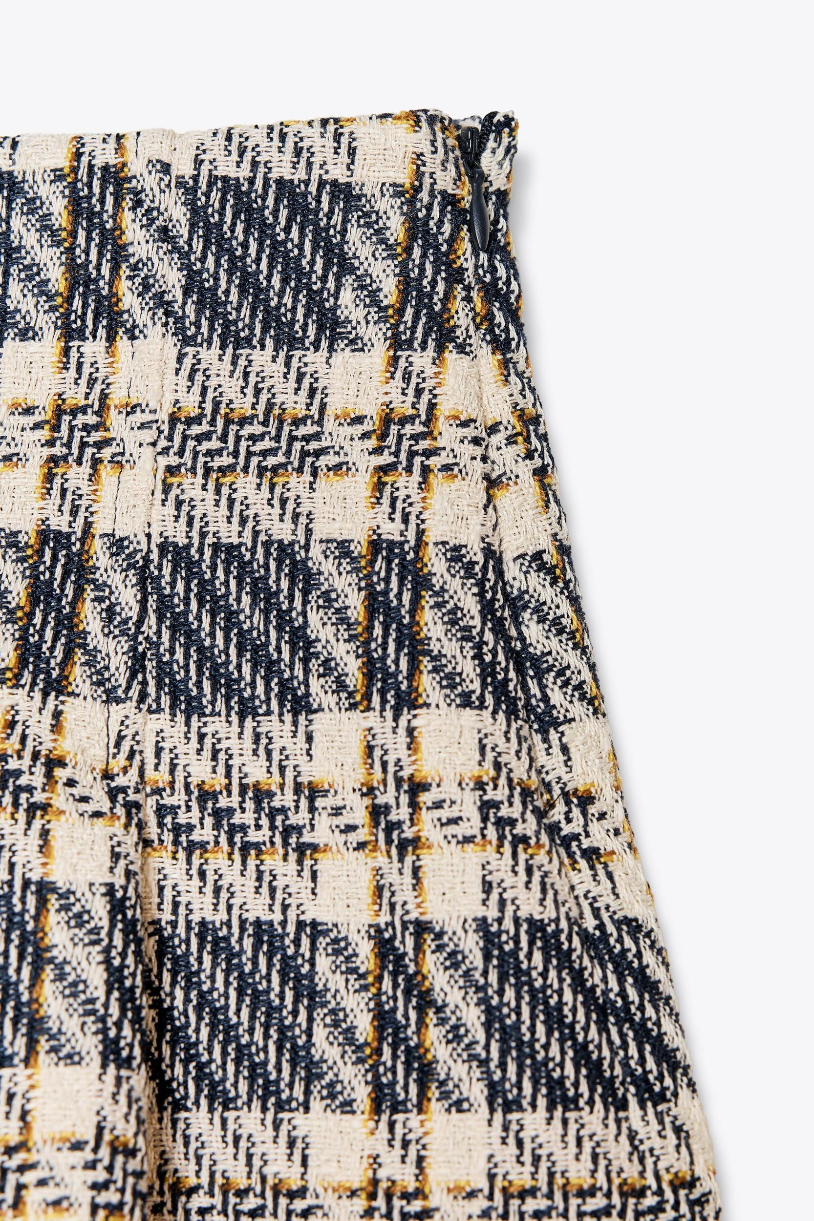 TEXTURED PLAID WAISTCOAT Product Image