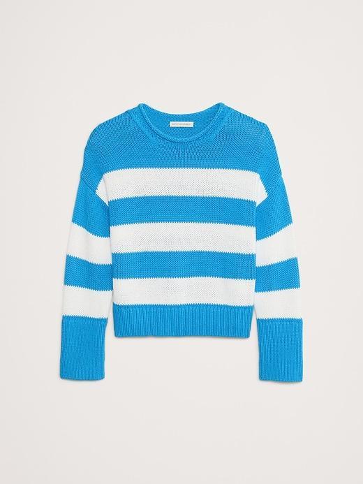 Oversized Cotton Roll-Neck Sweater Product Image