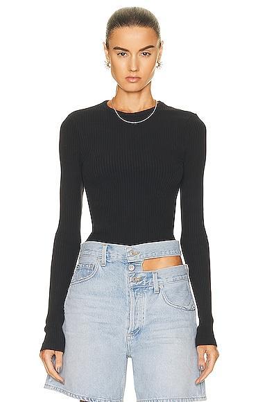 Alma Shrunken Crew Neck Tee AGOLDE Product Image