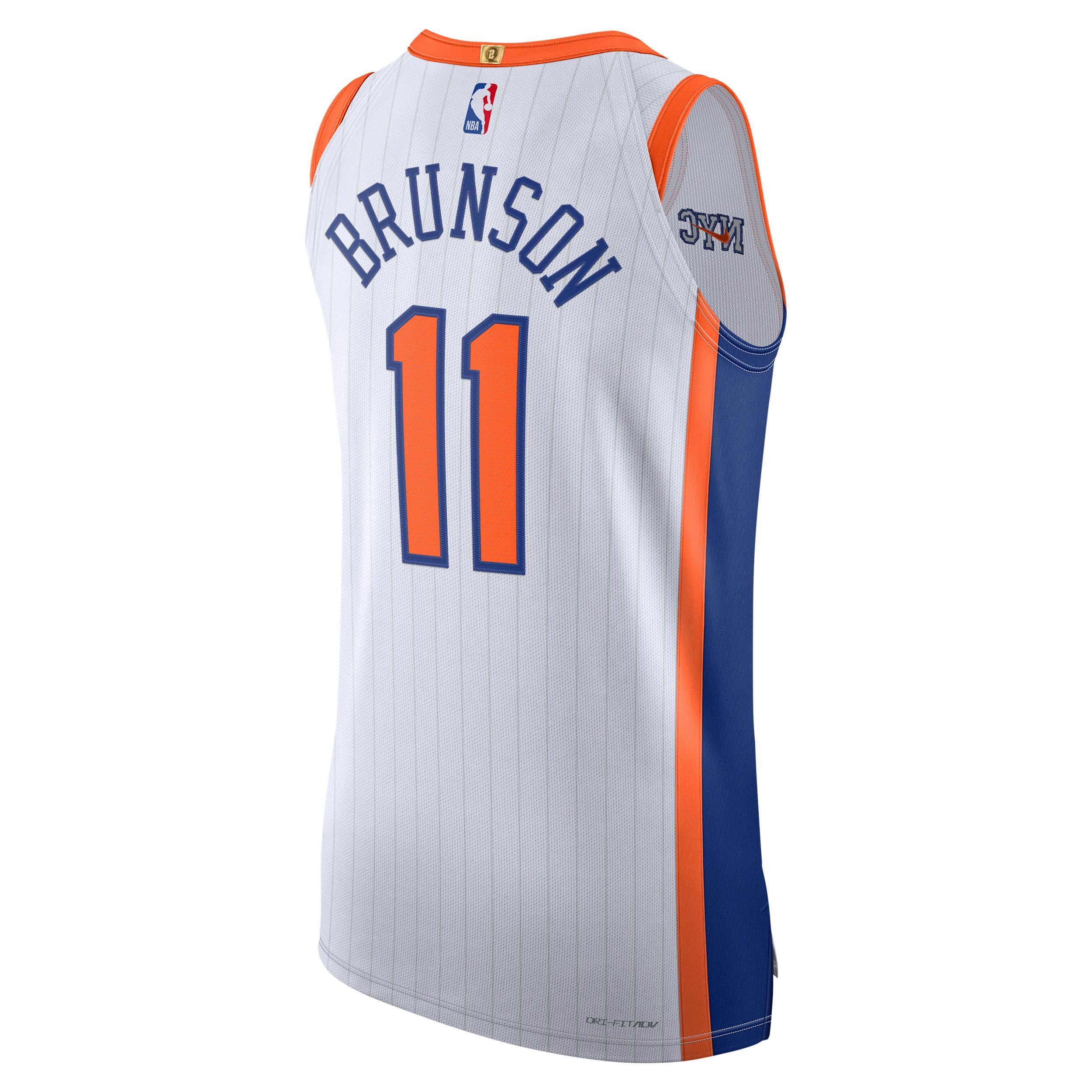 Jalen Brunson New York Knicks 2024/25 City Edition Nike Men's Dri-FIT ADV NBA Authentic Jersey Product Image