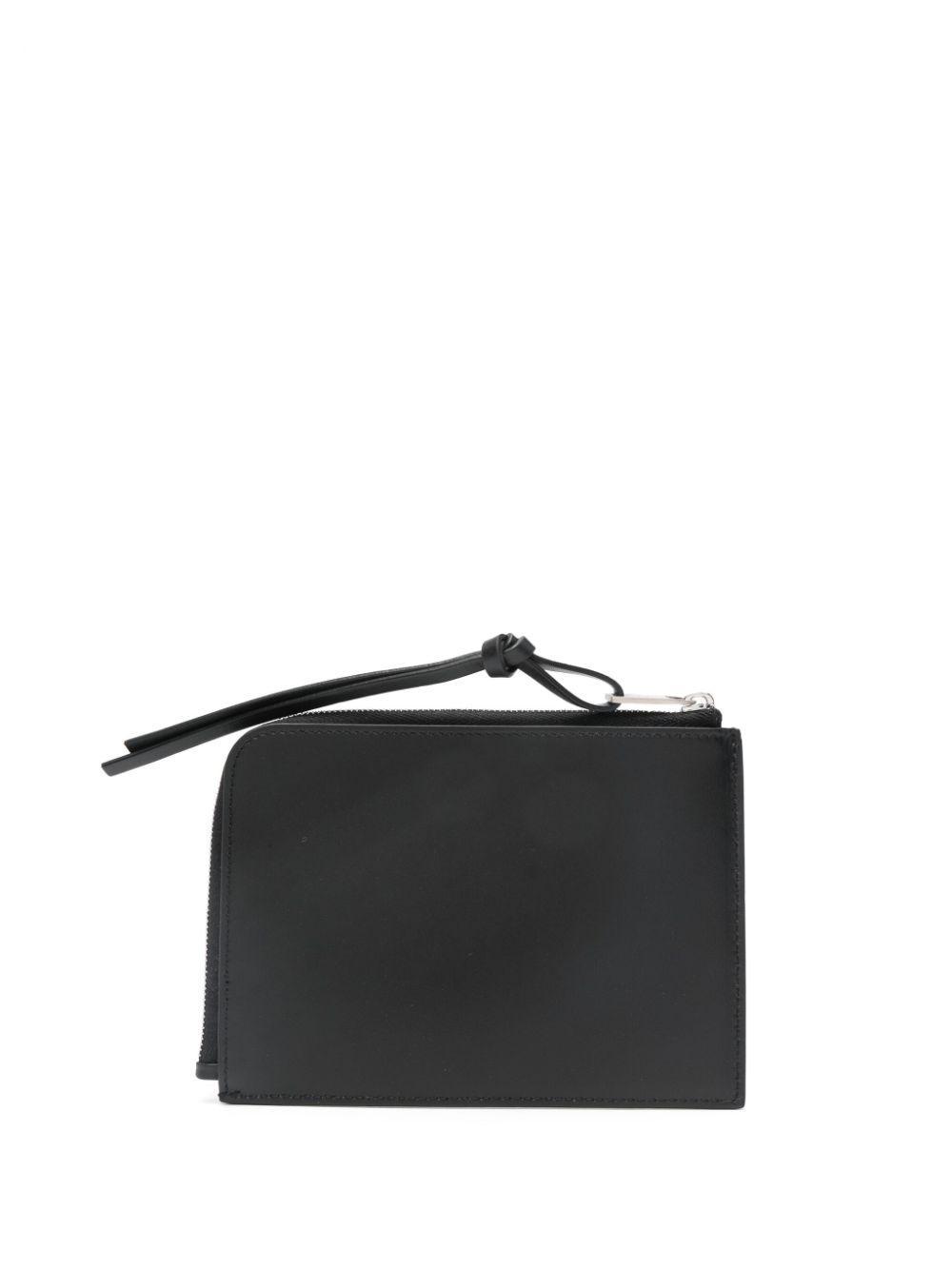 JIL SANDER Giro Envelope Wallet In Black Product Image