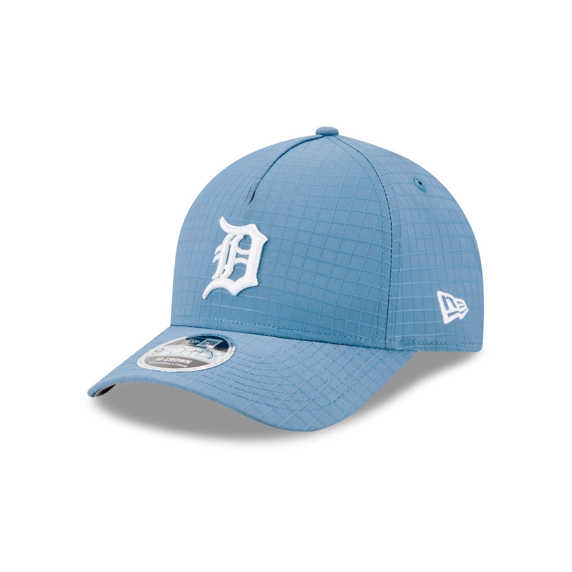 Texas Rangers Pinstripe Linen 9FORTY M-Crown A-Frame Snapback Hat Male Product Image