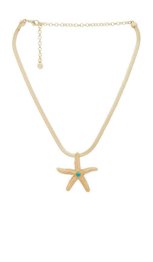 Starfish Pendant Herringbone Chain Necklace Ettika Product Image