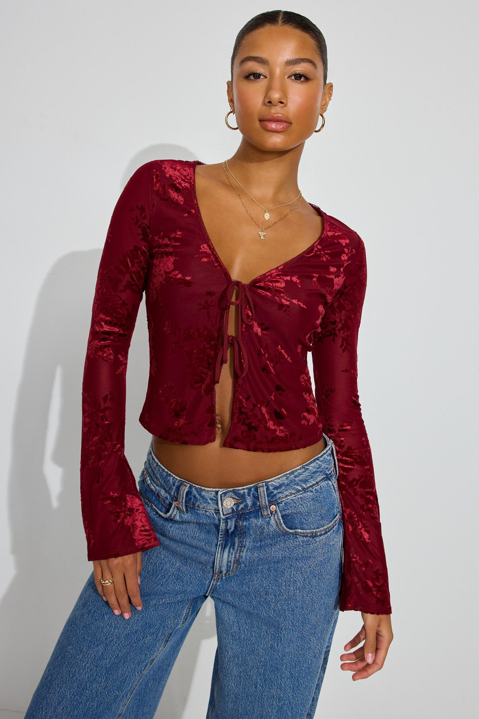 Tie Front Babydoll Cami Top Product Image