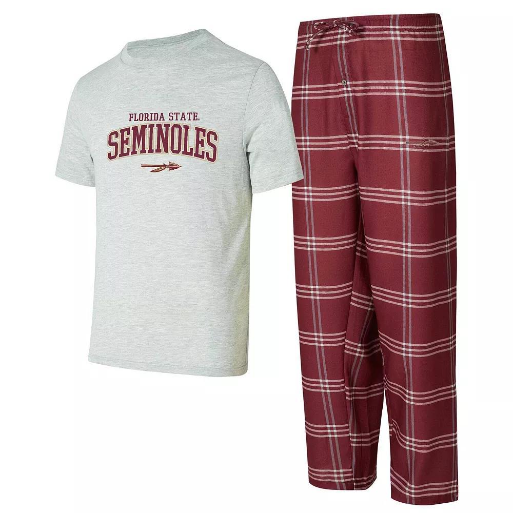 Men's Concepts Sport Florida State Seminoles T-Shirt & Pants Sleep Set, Size: Small, Red Product Image