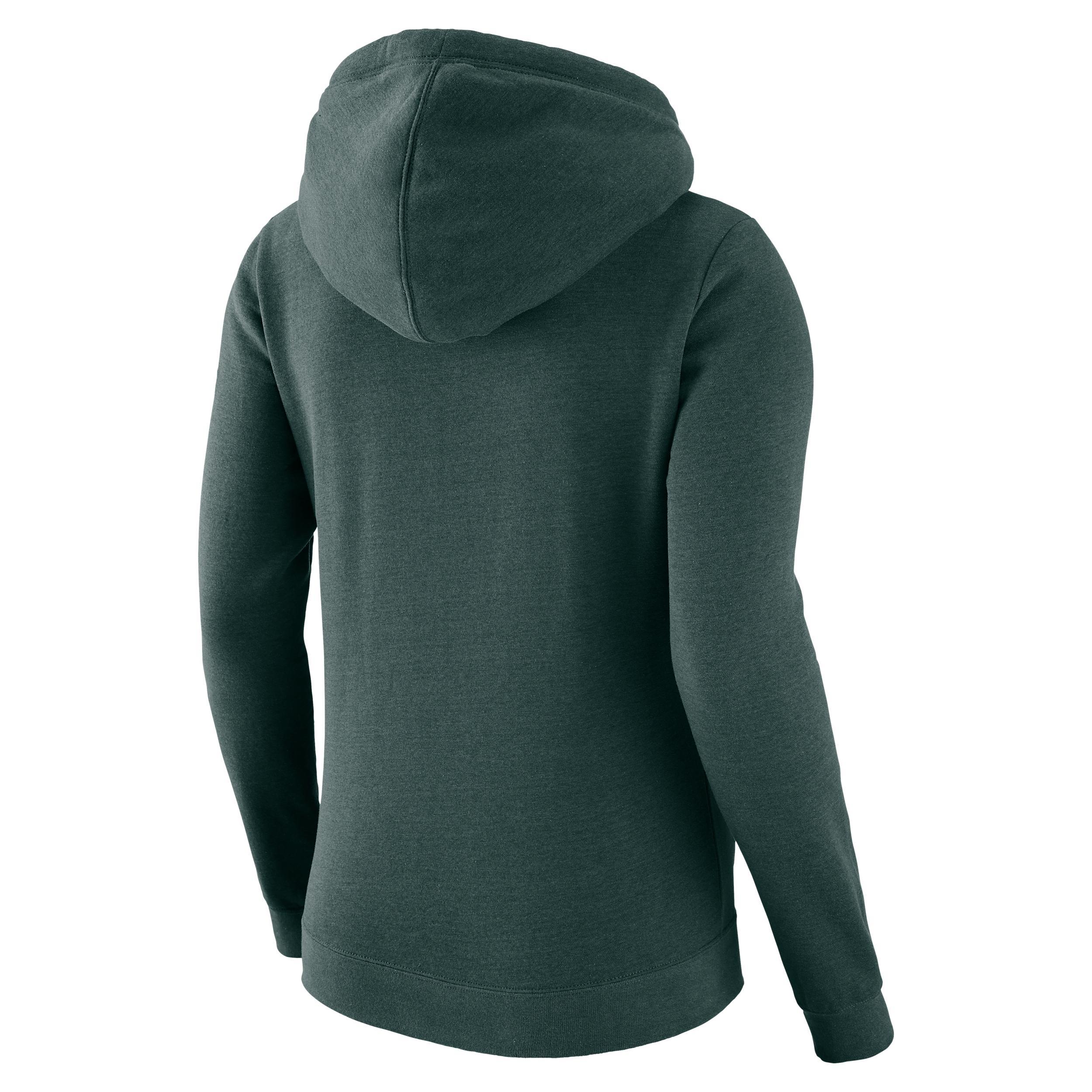 Golden State Warriors Club City Edition Women's Nike NBA Fleece Funnel-Neck Hoodie Product Image