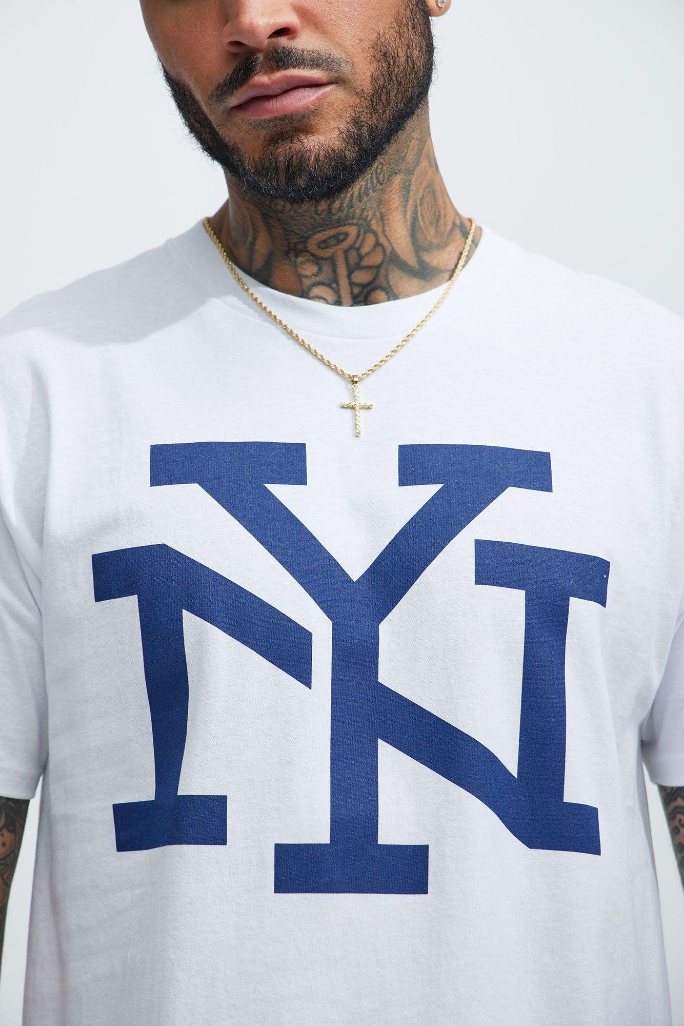 NYC The City That Never Sleeps Short Sleeve Tee - White Product Image