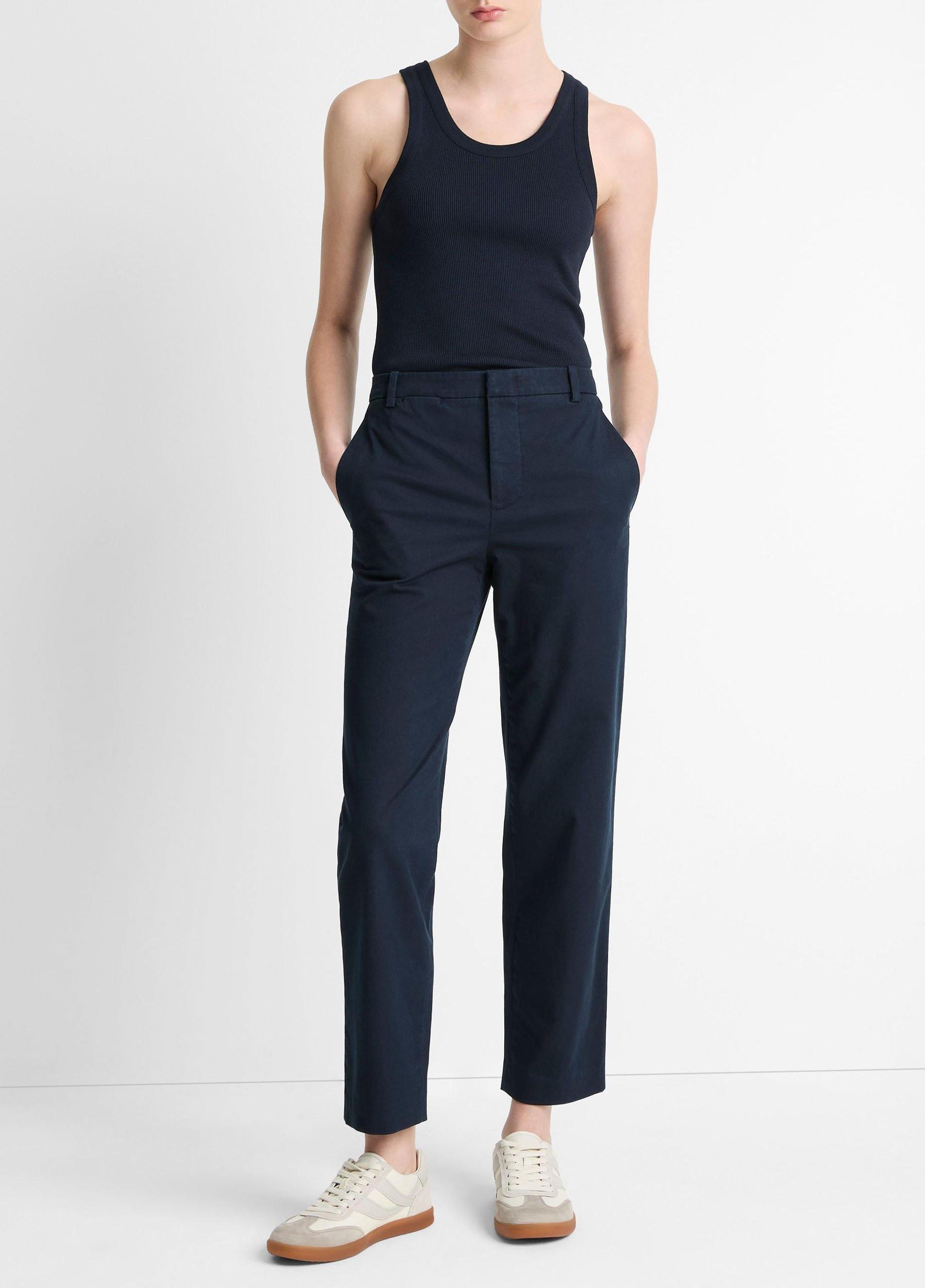 Womens Mid-Rise Chino Pants Product Image