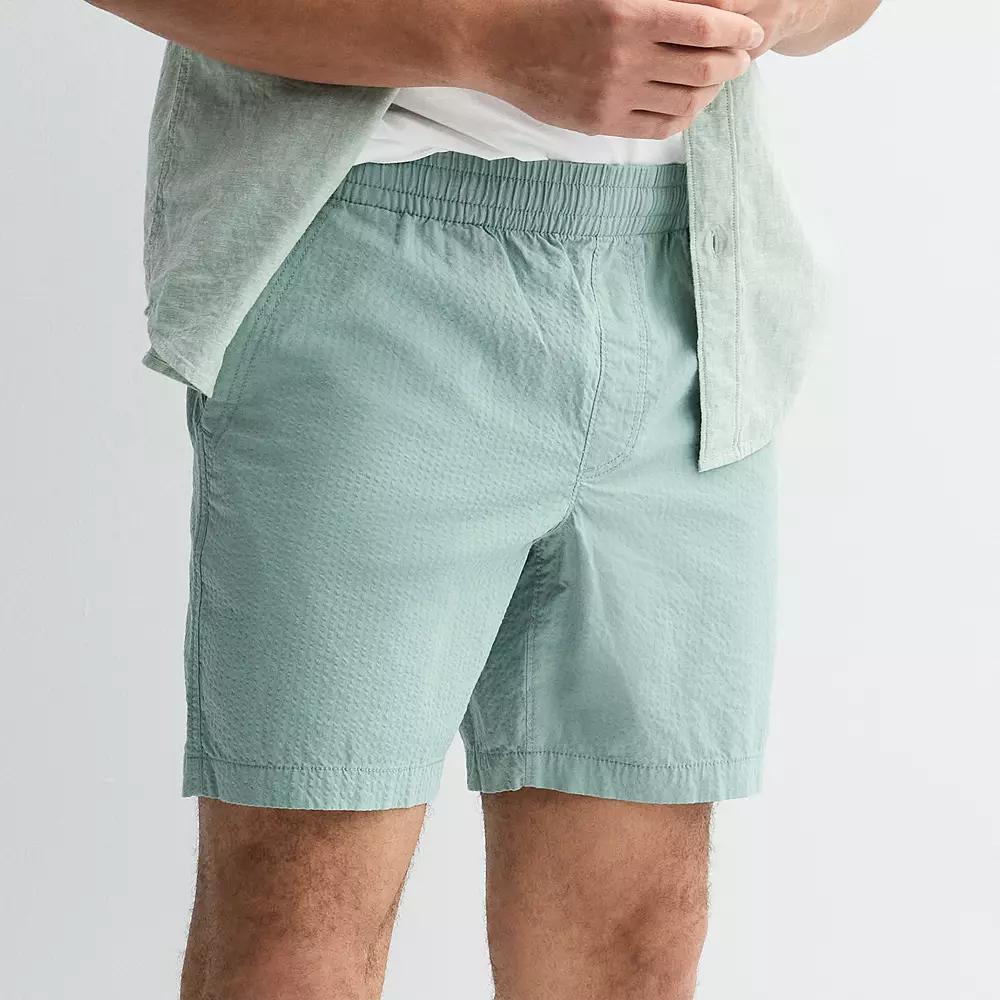 Men's Sonoma Goods For Life® 7" Everyday Pull-On Shorts, Size: XL 7 INCH, Aspen Leaf Product Image