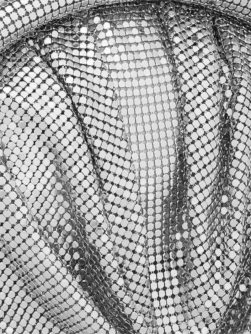 SILVER MESH EVENING CLUTCH Product Image