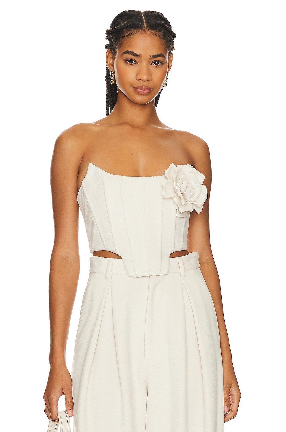 Bustier With Rose GIUSEPPE DI MORABITO Product Image
