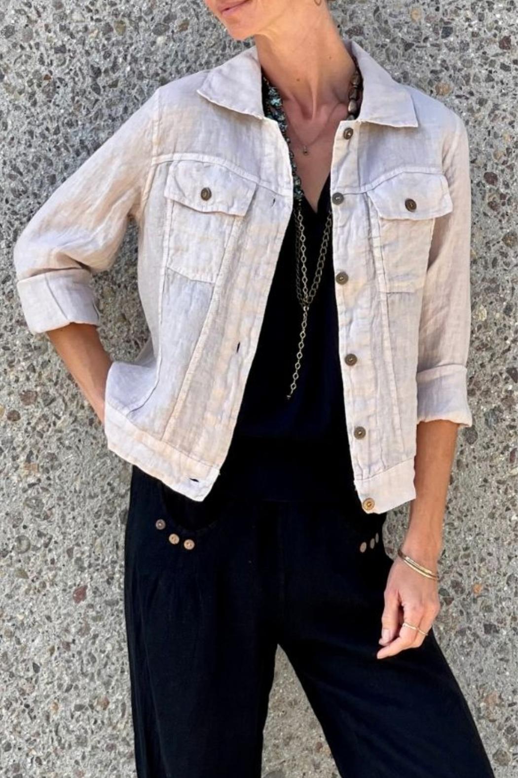 Lorenzo Linen Jacket Product Image