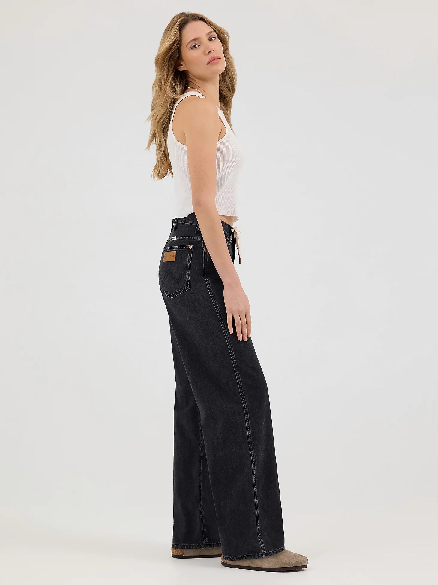 Women's Tie Front Loose Jean | Women's JEANS | Wrangler® Product Image