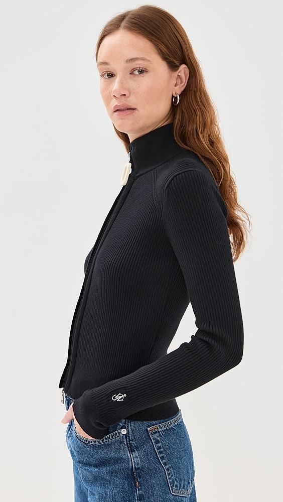 JW Anderson Fitted Zip Up Cardigan | Shopbop Product Image