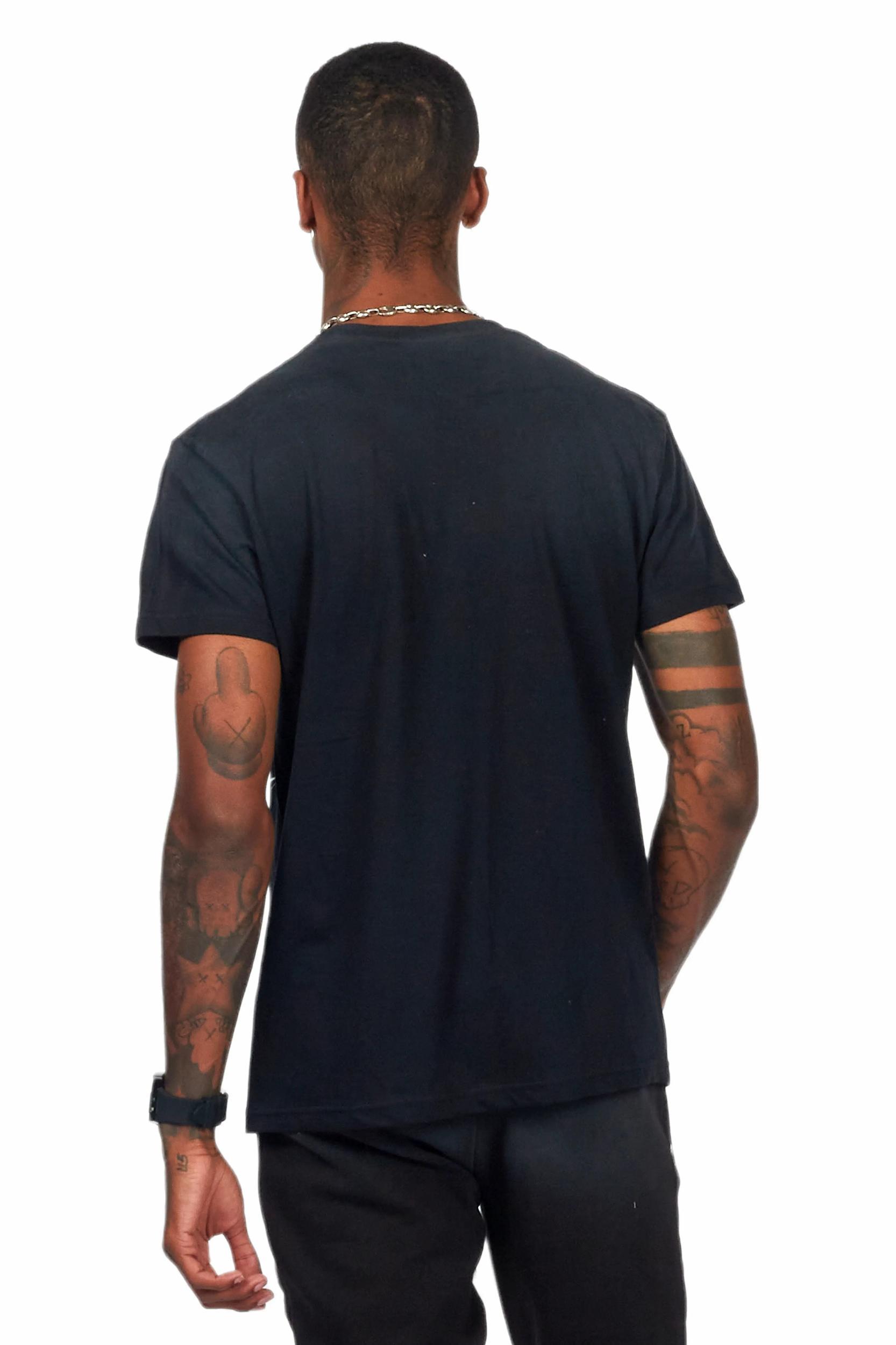 Schmear Black Graphic T-Shirt Male Product Image