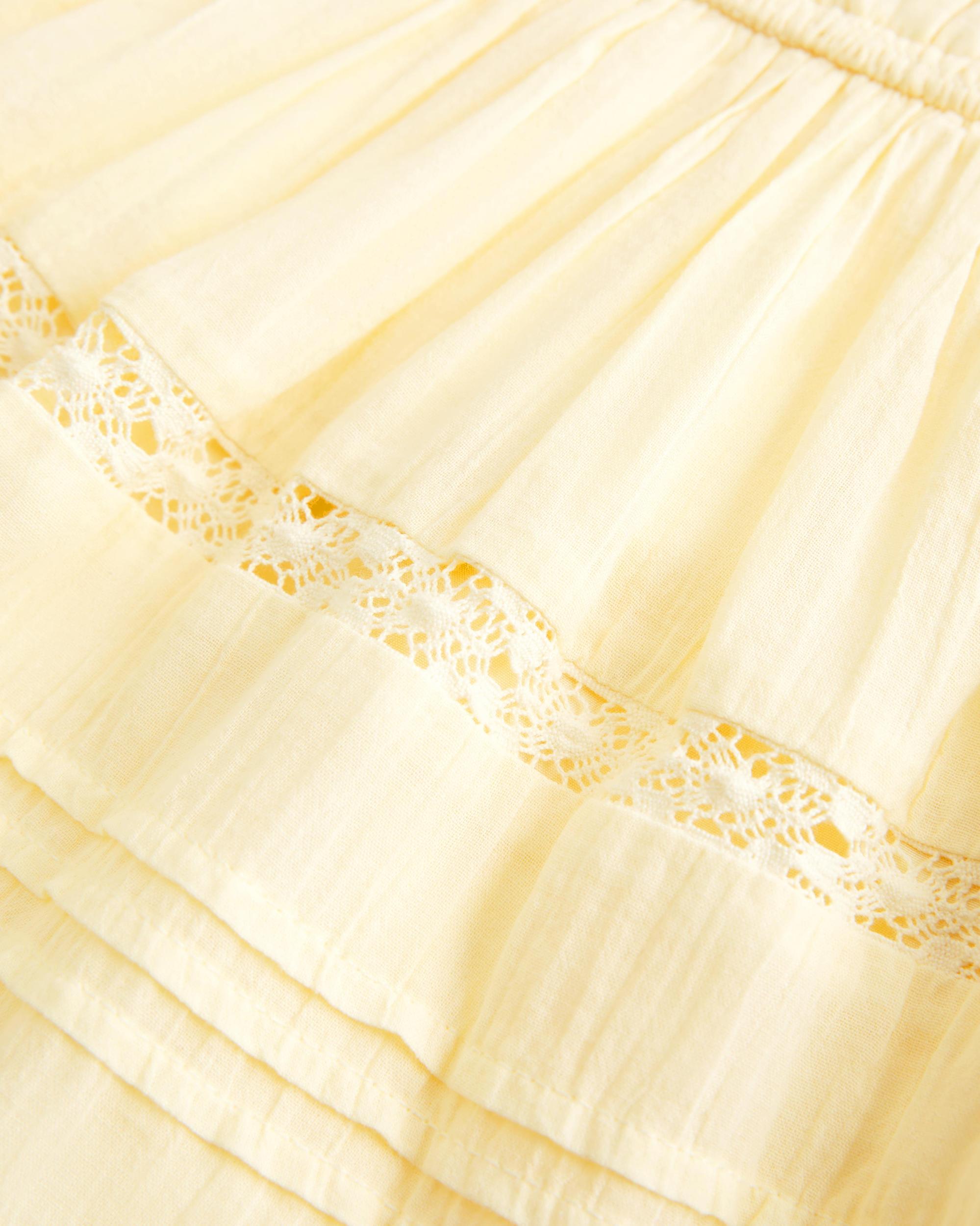 Strapless Smocked Bodice Mini Dress Product Image
