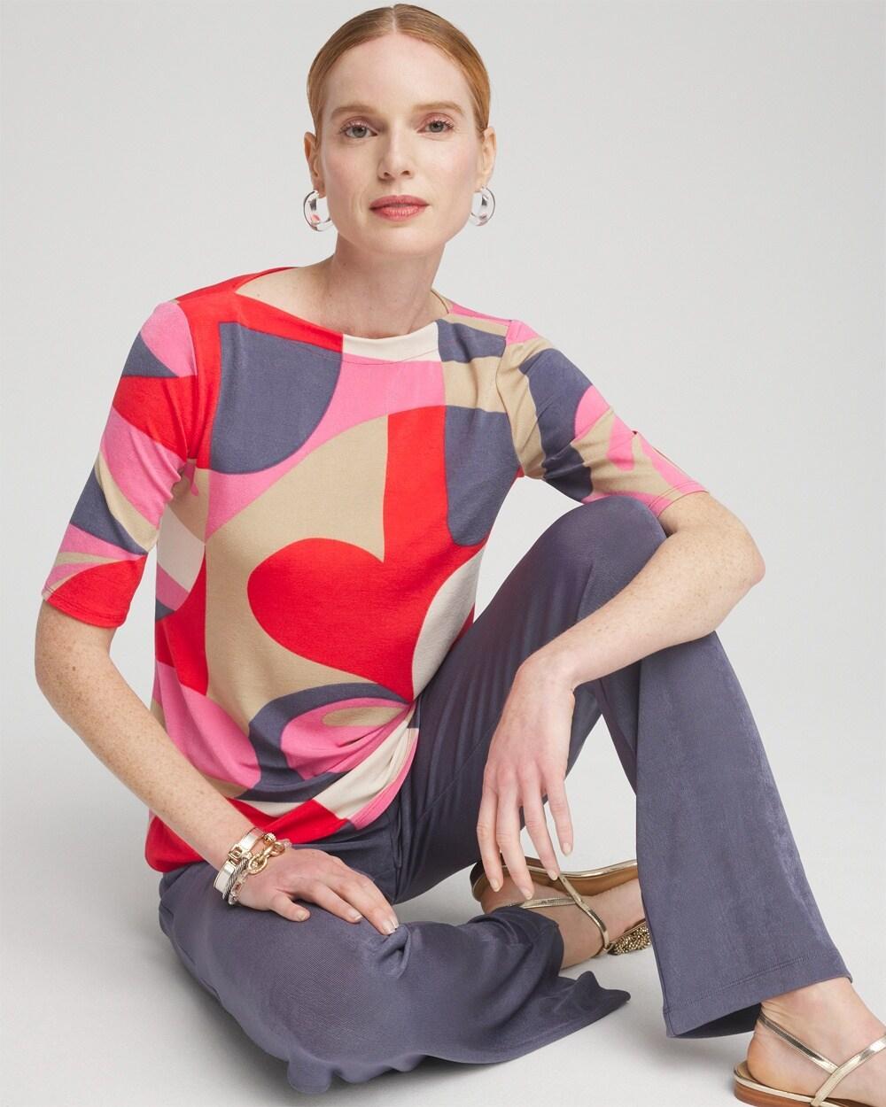 Travelers™ Modern Elbow Sleeve Top Product Image