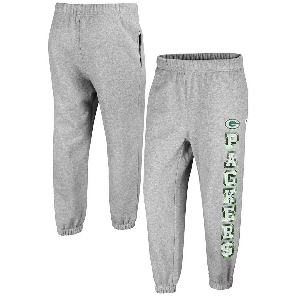 Women's '47 Gray Green Bay Packers Double Pro Harper Jogger Sweatpants, Size: XL, Grey Product Image