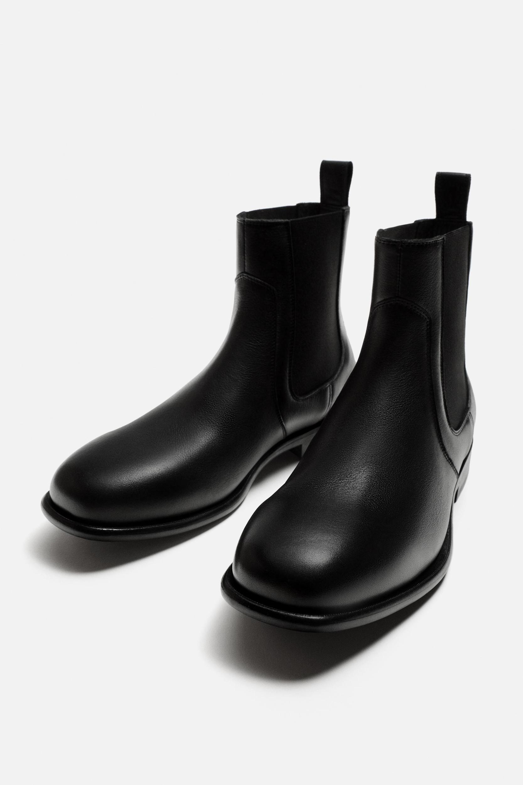 LEATHER CHELSEA BOOTS Product Image