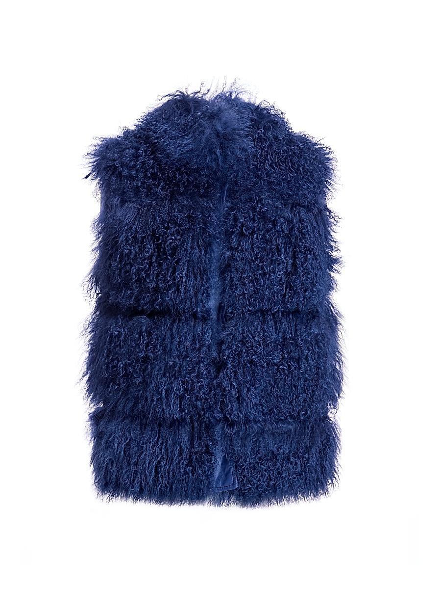 Womens Tibetan Lamb Vest Product Image
