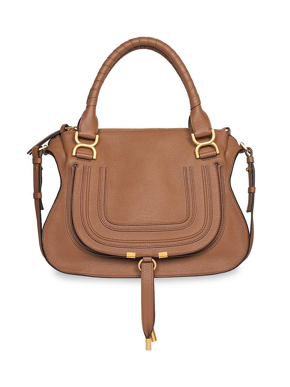 Chloe Marcie Medium Leather Satchel Product Image