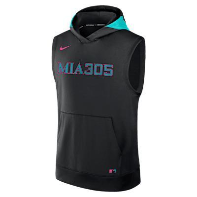 Arizona Diamondbacks Authentic Collection City Connect Menâs Nike Men's Dri-FIT MLB Sleeveless Pullover Hoodie Product Image