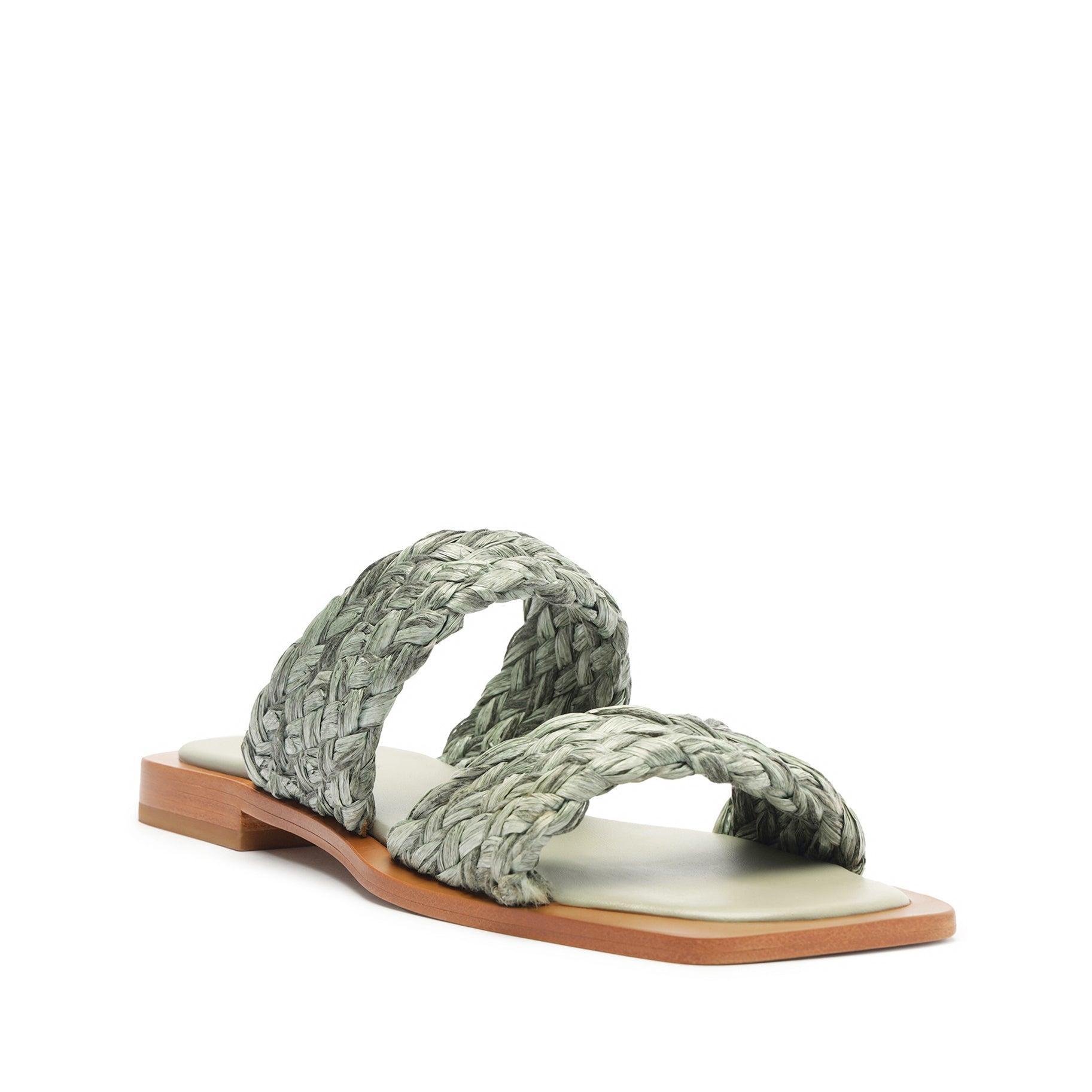 Amani Straw Flat Sandal Product Image